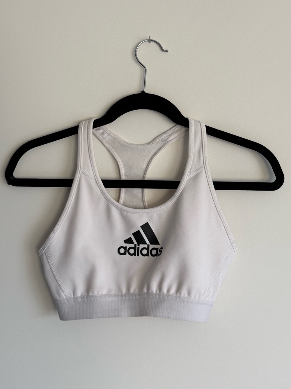 Adidas Racerback Sports Bra with Mesh Inserts